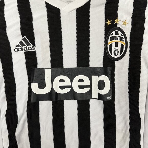 Adidas Jeep Juventus 2015/2016 Home Football Shirt Jersey Size L Adult - Picture 3 of 5